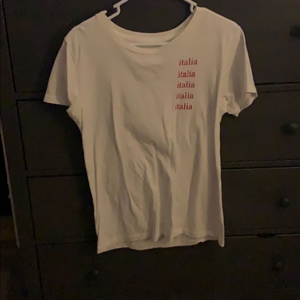 White pacsun graphic tee
